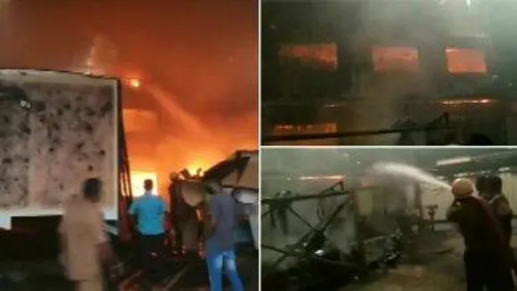 Puducherry: Fire Breaks Out At Boat Manufacturing Factory