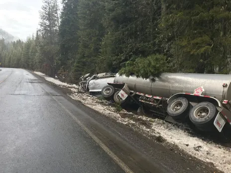 Sonitpur: Huge Tanker Falls Into a Ditch
