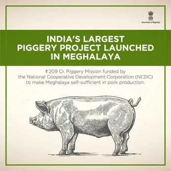 India’s Largest Piggery Project Launched in Meghalaya