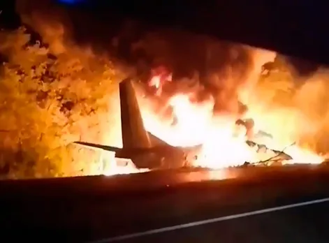 25 Killed In Ukraine Military Plane Crash