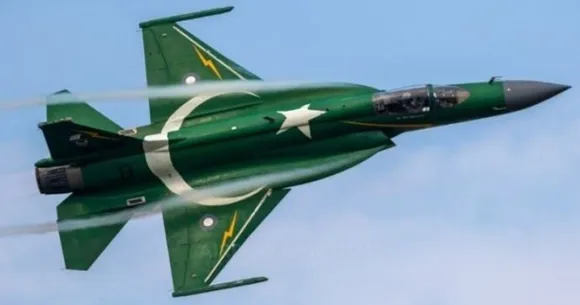 Pakistan Air Force Jet Crashes, Pilot Safe
