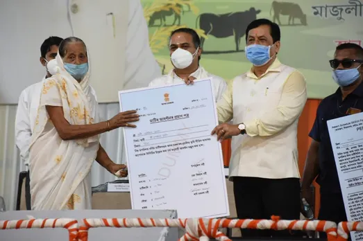 Majuli: CM Sonowal Allots Land Pattas to Indigenous Landless