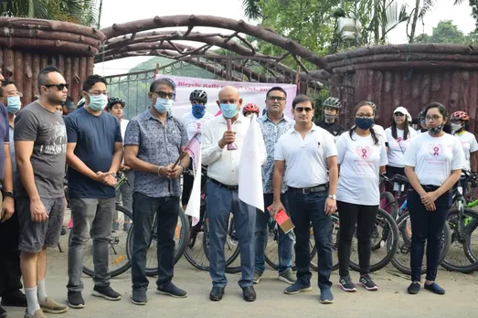NECHRI Organizes Cycle Rally for Breast Cancer Awareness