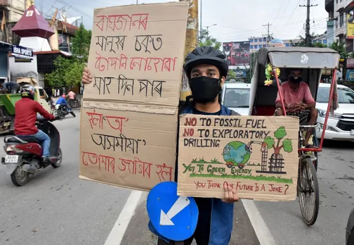 Climate Strike: Guwahati Youth Demands Urgent Action
