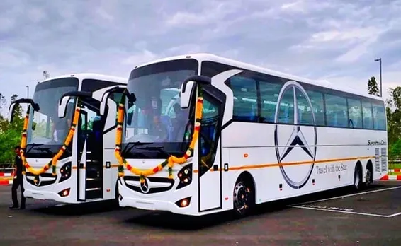 ASTC Inducts 20 Premium Mercedez-Benz Buses In Assam