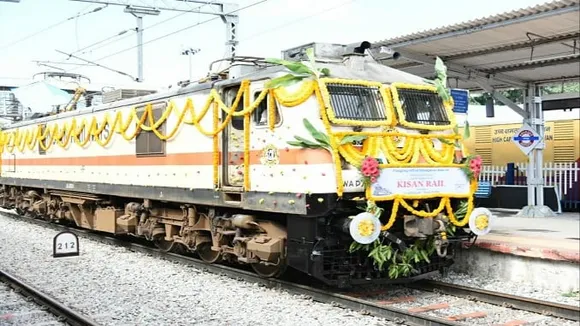First ‘Kisan Rail’ Enroute Guwahati From Indore