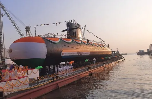 Indian Navy Launches Fifth Scorpene Submarine ‘Vagir’