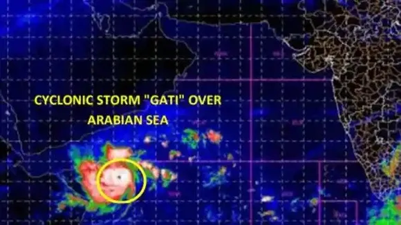 Cyclone ‘Gati’ In Arabian Sea Approaching India