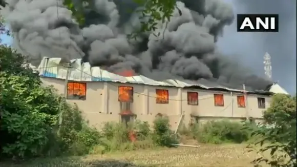 Gujarat: Major Fire Breaks Out In Plastic Factory