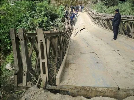 Manipur: One Dead As Truck Falls After Bridge Collapse