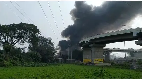 Jalukbari: Cylinder Blast Causes Massive Fire