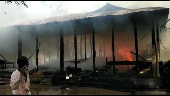 Assam: Five Houses Gutted In Fire