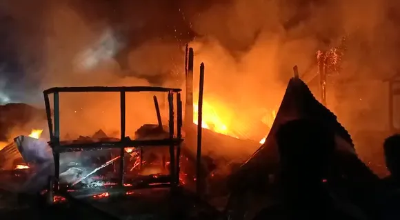 Doboka: Over 5 shops Gutted In Fire