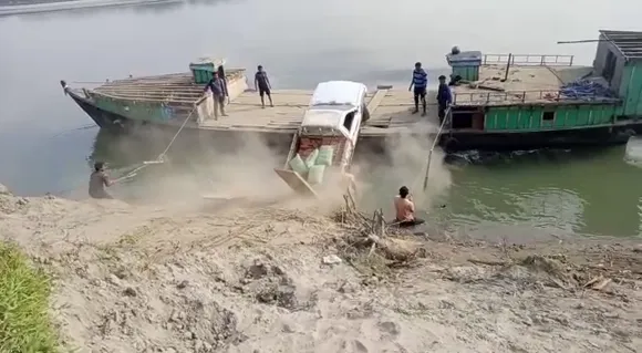 Lakhimpur: Van Falls In to Brahmaputra