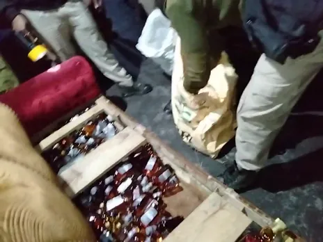 Liquor Seized In Hajo