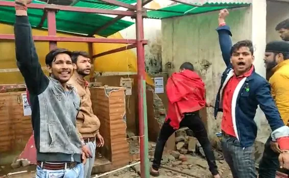 UP: Right-Wing Activists Demolish Toilet Complex Amid “Jai Shree Ram” Chants