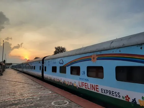 World’s 1st Hospital Train “Lifeline Express” Currently In Assam