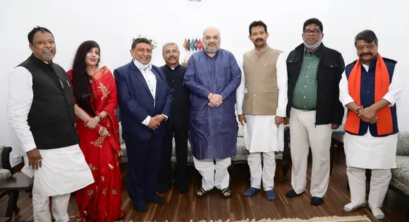 Five Ex-TMC Leaders Meet Amit Shah In Delhi, Joins BJP