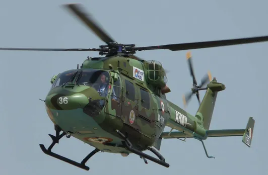 2 Pilots Injured As Army Helicopter Crash Lands In J&K