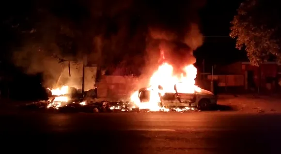 Digboi: Vehicle Set Ablaze By Miscreants