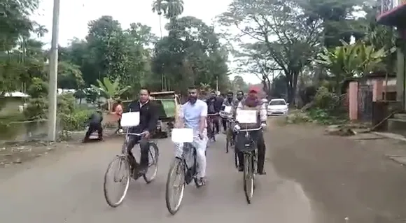 Rupjyoti Kurmi Protests Against CAA, Assam-Nagaland Border Issue