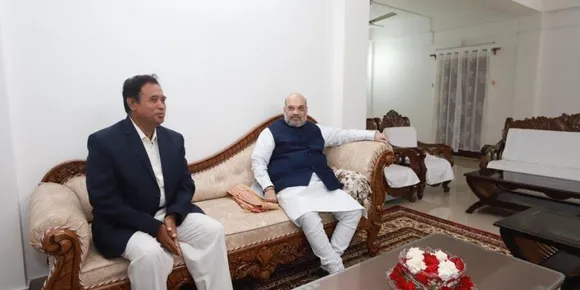 Chirang: Amit Shah Meets Koch-Rajbongshi Leader