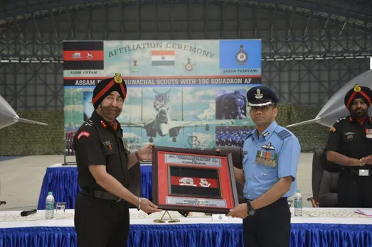 Tezpur: Assam Regt & Arunachal Scouts Signs Affiliation with 106 AF