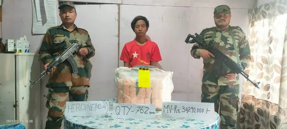 Heroin Worth ₹ 3.4 Crore Seized In Mizoram, 1 Held