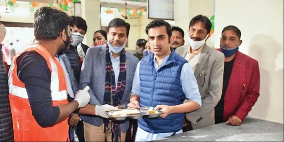 Gautam Gambhir Launches 2nd Jan Rasoi In Delhi