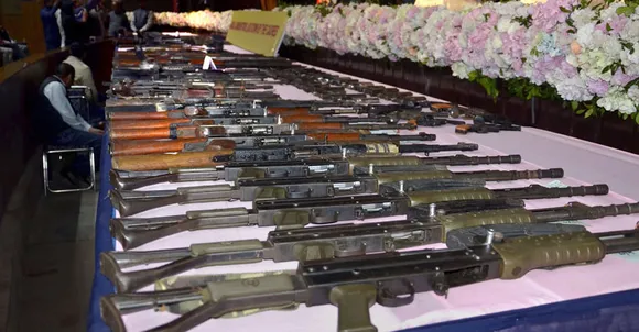 Assam: Over 1000 Rebels Give Up Arms