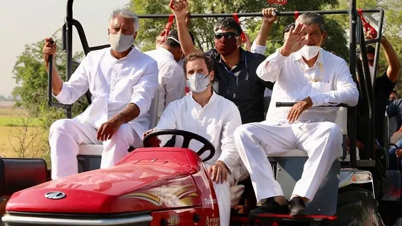 Kerala: Rahul Gandhi Leads Tractor Rally Against Farm Laws
