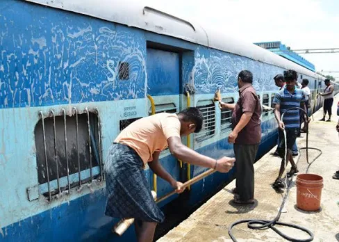 Rangia: Railway Cleaning Workers Stages Protest