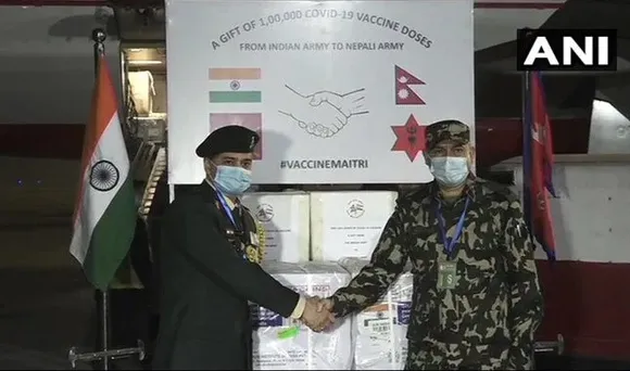 Indian Army Donates 1 Lakh COVID Vaccine Doses To Nepal Army