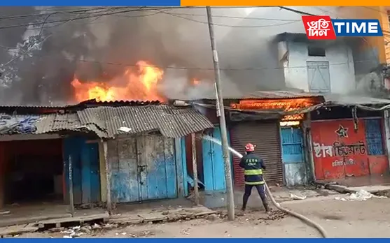 Tinsukia: 4 Shops Destroyed In Fire