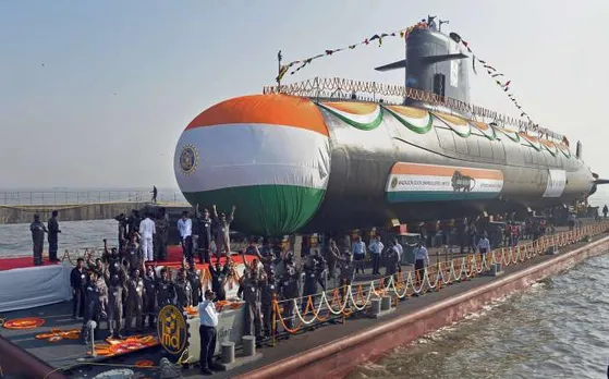 Make In India: INS Karanj Submarine Commissioned Into Navy