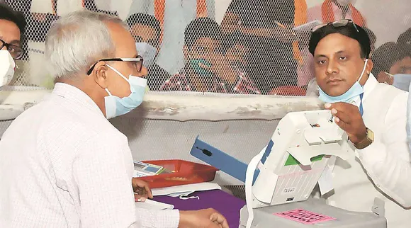 Meeting On Anti-COVID Measures During Polls In Guwahati