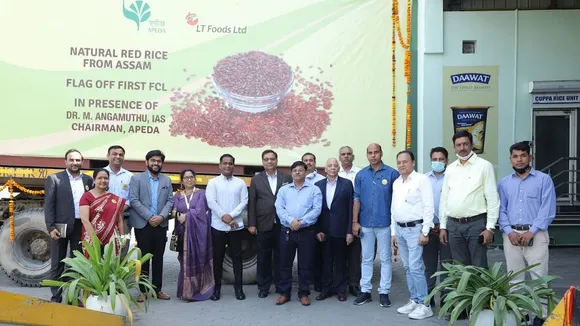 1st Consignment Of Assam’s ‘Red Rice’ Shipped Off To US
