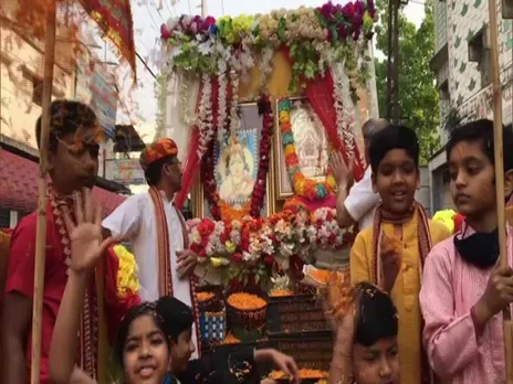 People In Dibrugarh Celebrate Holi With Flower Petals