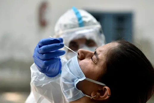 India Witnesses 18 Pc Dip in COVID-19 Cases, Registers 6,594 Infections
