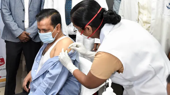 Delhi CM Arvind Kejriwal Takes 2nd Dose of COVID Vaccine