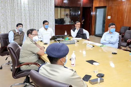 Assam CM Sonowal Reviews COVID-19 Situation
