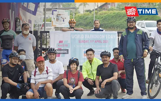 Cycle Rally Organised At City Hospital On Parkinson’s Day