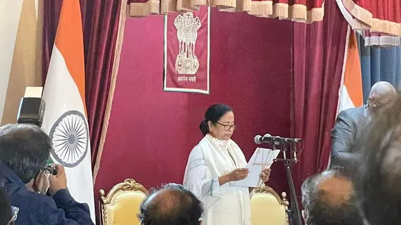 Mamata Banerjee Takes Oath as Bengal CM for 3rd Time