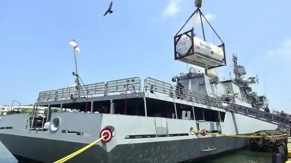 Indian Navy Brings In COVID Aid From Middle-East, Singapore