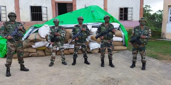 Mizoram: Assam Rifles Seized 127 Bags of Areca Nuts
