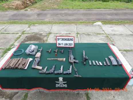 Manipur: Assam Rifles Recover Huge Cache Of Arms, Ammunition