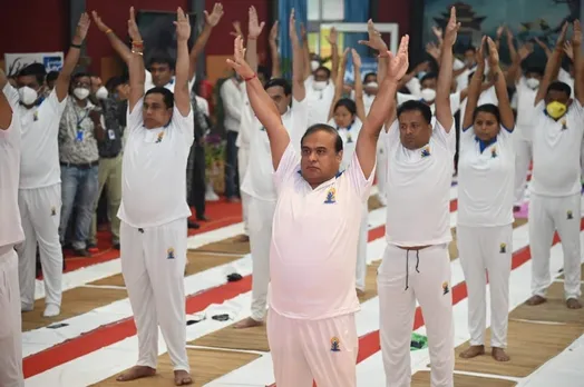 Assam Celebrates International Yoga Day