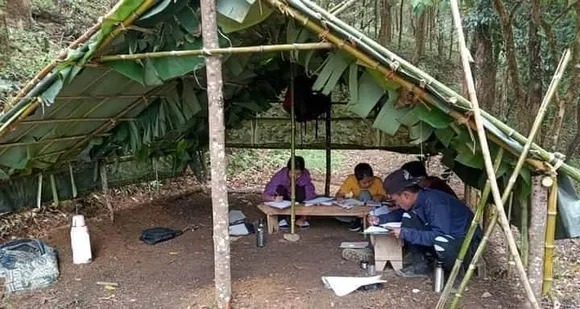 Mizoram students write exam on hilltops due to poor internet connectivity