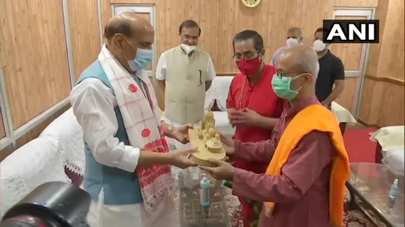 Defence Minister Rajnath Singh Visits Kamakhya Temple
