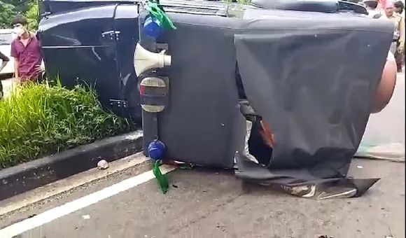 Assam: Minister Atul Bora’s Convoy Meets With Accident at GS Road